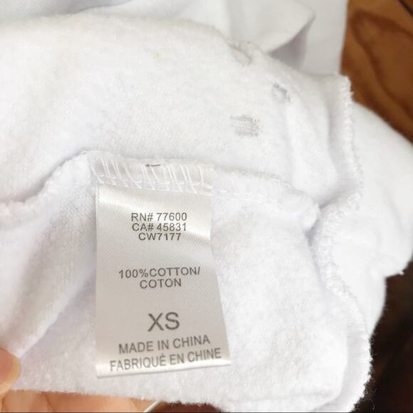 Chaser Distressed Rainbow Stripe Crew Sweatshirt - Picture 4 of 5